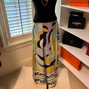 Zara Wide Leg Multi Color Pants